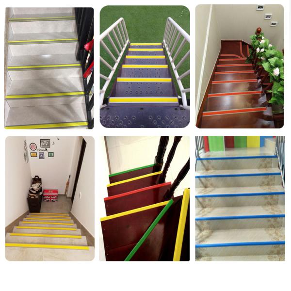 Protective L Shape PVC Rubber Stair Nosing Edge Trim for Slip Resistant Stair Treads