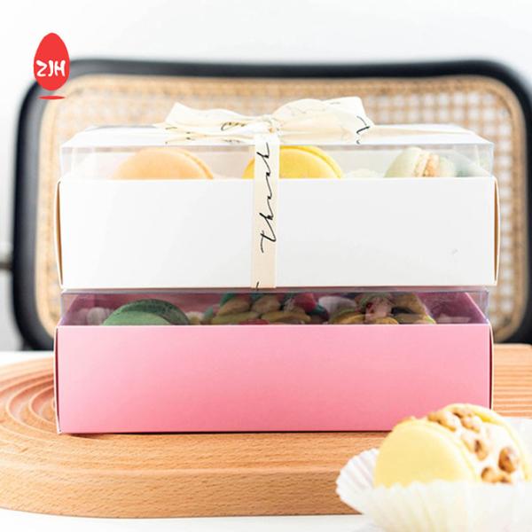 Recyclable Macaron Biscuits Box Packaging Cake Chocolate Box
