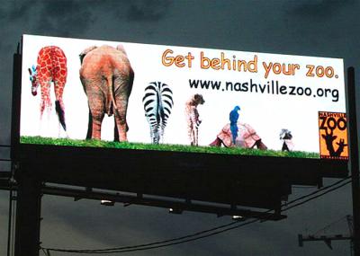 Outdoor Full Color P5mm Electronic LED Signs Displays 40000 Pixels / SQM