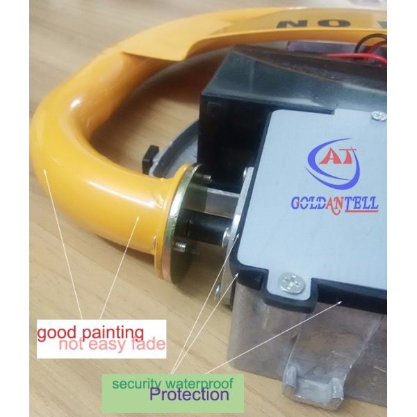 Automatic IP54 Waterproof Car Parking Lock with 305mm Lifting Height and 12V 7Ah Battery for Municipal Parking Lots