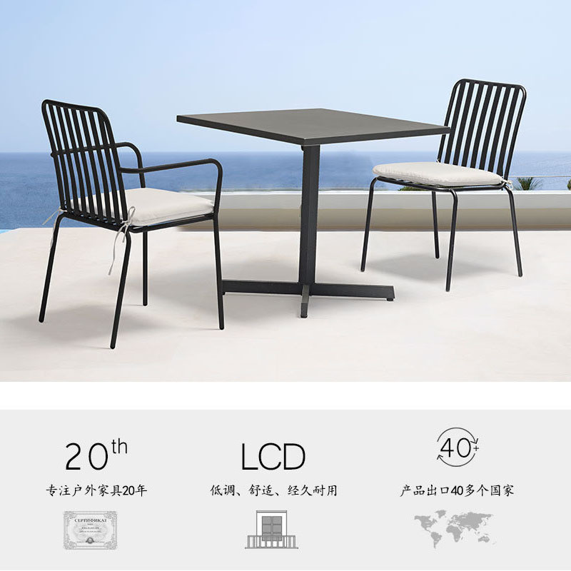 16 Years' Experience Poly Wood Outdoor Furniture for Luxury Pool Furniture Outdoor Set