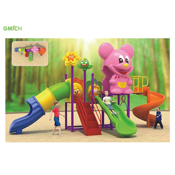 Children Slide Set Amusement Park Equipment Outdoor Play Kids Playground