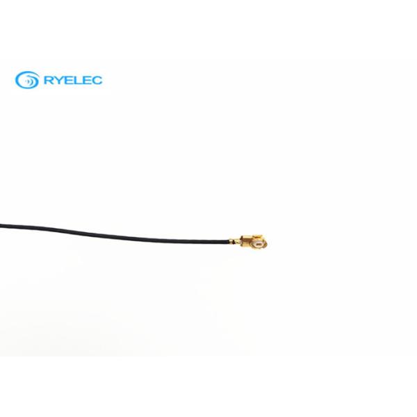 50ohm Nickel / Gold SMA Coax Cable , SMA To UFL Female Coaxial Cable