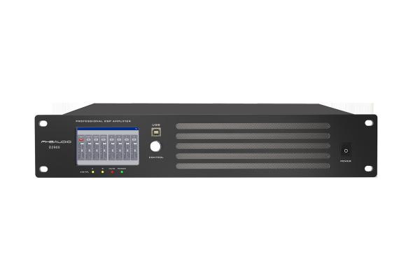 DSP Network Audio Amplifier 900W , Class D Mixer Power Amplifier With Control Software