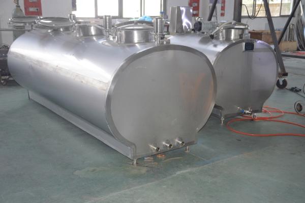 3000L Food Sanitary Stainless Steel Milk Transport Tank for Dairy Conveying Equipment