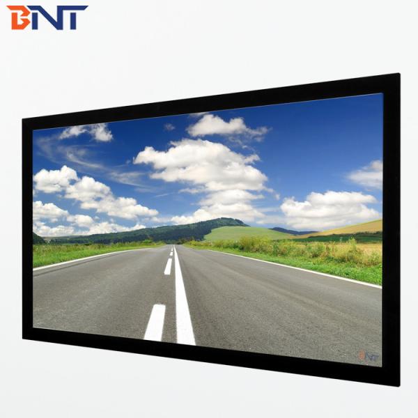 135 Inch Motorized Projector Screen , Damp Proof Large Electric Projector Screen