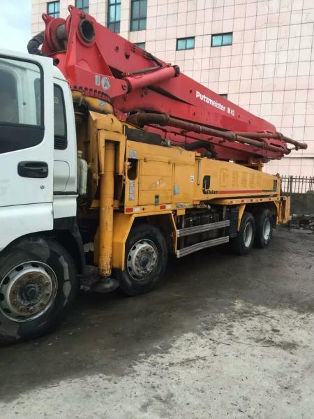 second-hand concrete pump SANY truck pump 42m putzmeister pump for sale