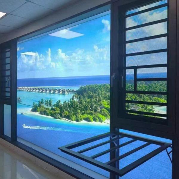 Janela de vidro triplex de alumínio para casa de villas