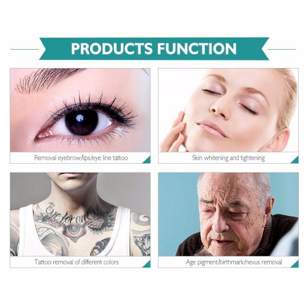 Q Switched Professional Tattoo Removal Machine Stationary Style In White Color