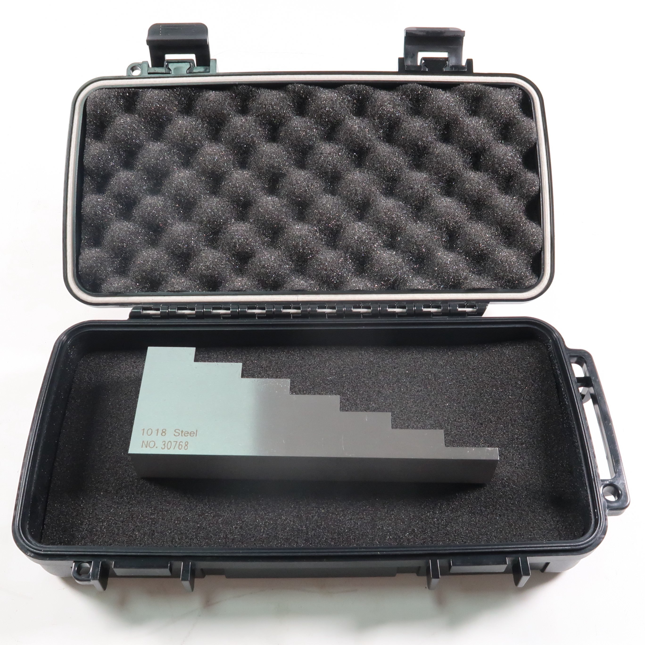 1018 Steel 7 Step Calibration Block with 5-12.5-20-27.5-35-42.5-50mm Thickness for Ultrasonic Testing