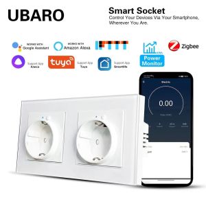 Умный Zigbee Socket Работа с Tuya Smart / Smart Life Тип 157