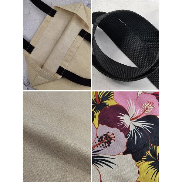 Medium Size Beach Tote Bag Cotton Canvas Linen Reusable Bag for Women Customized Logo