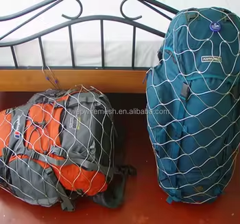 High Strength Stainless Steel Ferruled Cable Wire Rope Mesh Backpack protector Flexible mesh bag