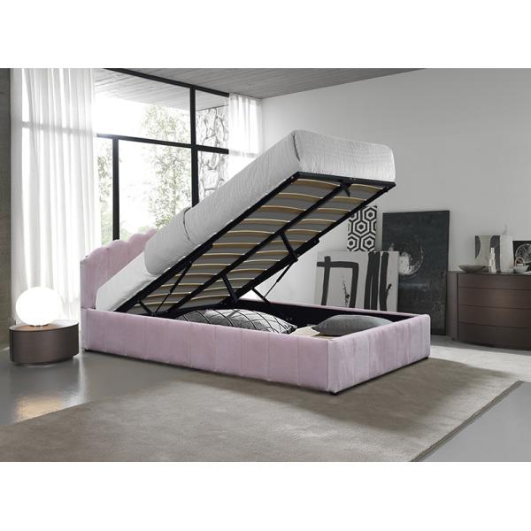 Coutume matérielle tapissée tuftée de contreplaqué de lit de plate-forme de