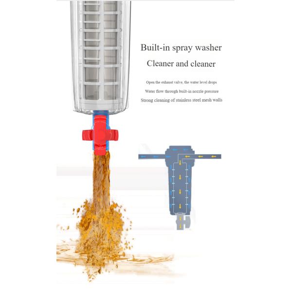 Filtro de agua de grifo Aguas de agua de sedimento 8 toneladas para hogares Comercio al aire libre