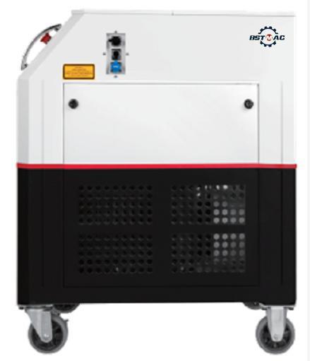 Aluminum Metal 100W Fiber Laser Cleaning Machine Metal Surface Rust Oil Removing