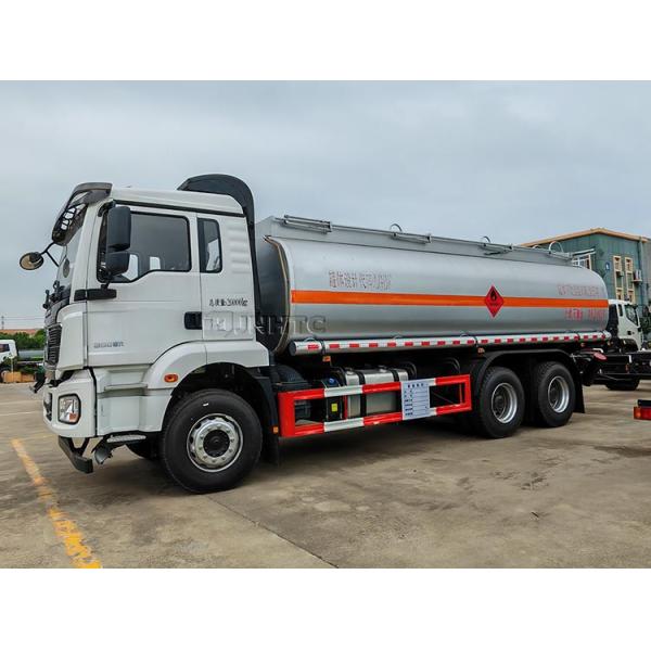 Шакман M3000 топливный танк грузовик 6 * 4 300HP Алюминиевого сплава топливный танк грузовик для продажи
