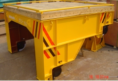 электрическая моторизованная вагонетка рельса 25Т, низкий кран зазора на тележке переноса рельса для верфи