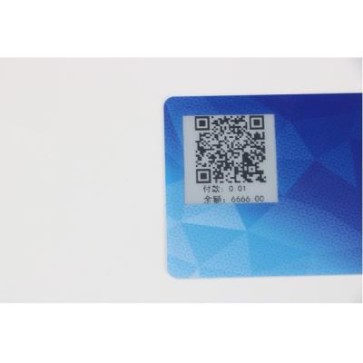 Customized ISO7816 Smart Chip Card E Ink Printed Display 1.0mm thickness