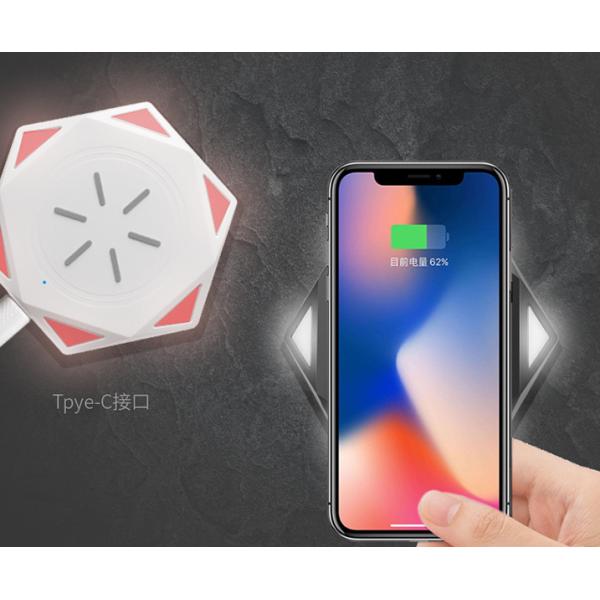 Customized Logo Electric Wireless Phone Charger For Samsung S8 / IPhone 8