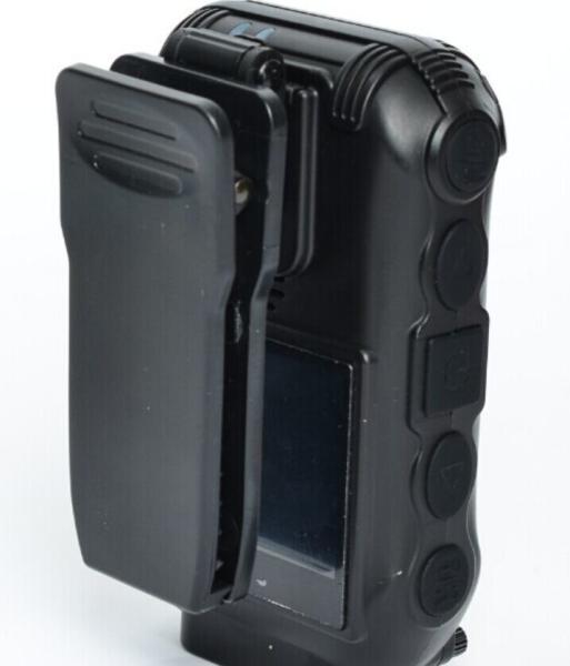 Black Infrared 4G Body Worn Camera , Android Body Camera With 2.0 Inch Touch LCD