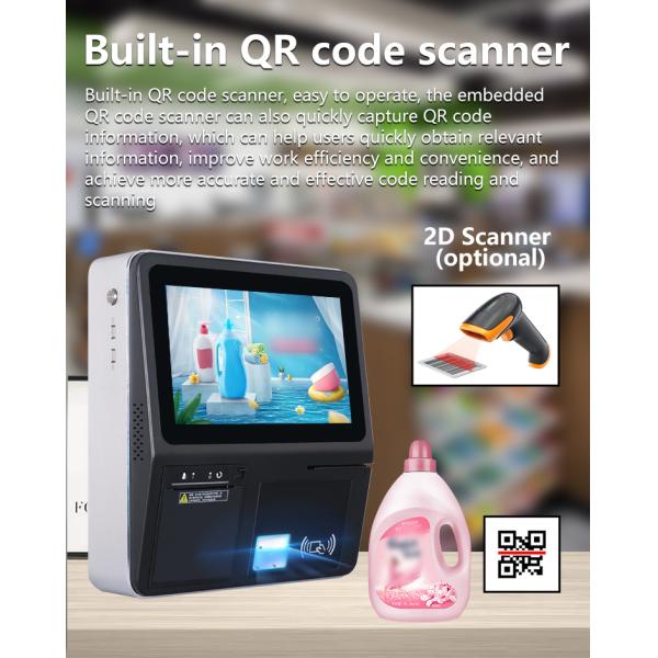 Thermal Transfer Printer Technology 11.6 Inch Android POS Kiosk for Supermarket Restaurant 4GB 32GB NFC 58mm Touch Screen