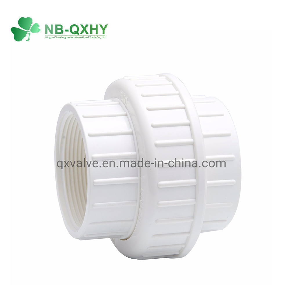 Вентиль с розеткой или натяжкой DIN Standard PVC M/F Single Union Ball Valve с ручкой типа