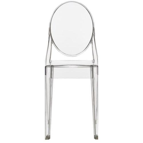 PC resin victoria ghost chair clear color