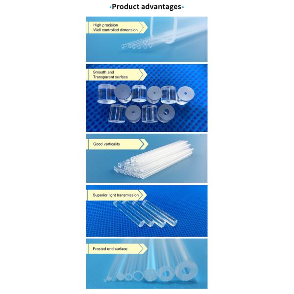 Customized Quartz Test Tube Quartz Glass Tube With High Temperature Resistance