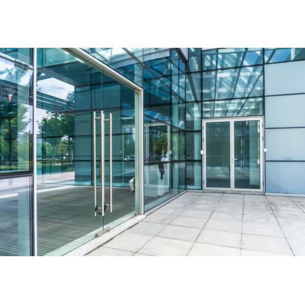 Porte vitrée de magasin personnalisée Commercial Vitre trempé