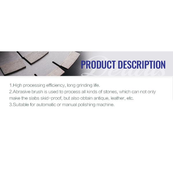 Долгая срок службы Круглая стальная щетка Fickert Frankfurt для полировки гранитных мраморных плиток