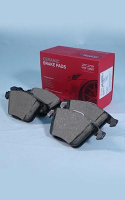 ホンダ ブレーキパッドセット パッケージの内容 4 ブレーキパッド 0.5 インチ 厚さ 9.5 X 6.5 X 3 インチ パッケージの寸法