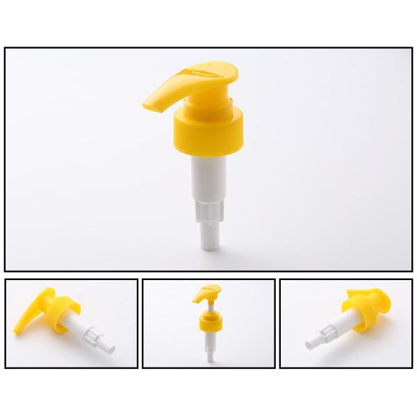 28-410 ODM OEM PP желтого пластикового насоса лосьона главный для бутылок