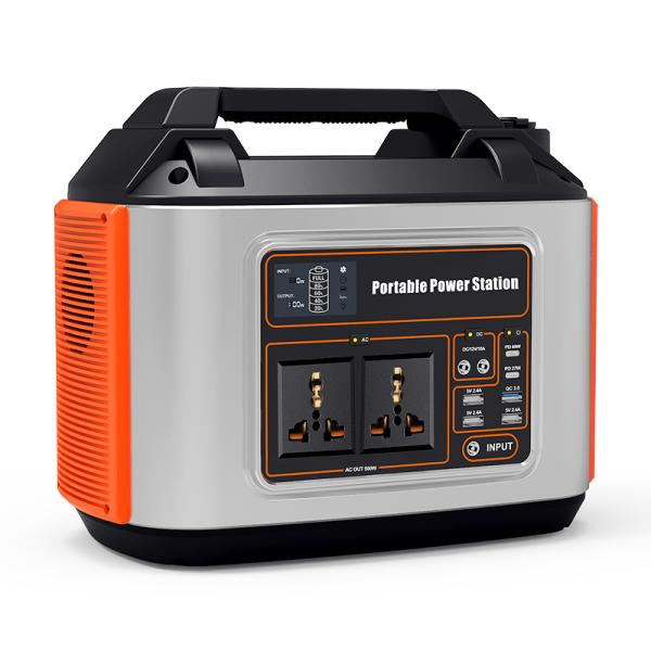 500W 486Wh Solar Generator Portable Electric Power Station 110V AC Outlet