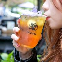 Copos plásticos biodegradáveis do chá do leite, copos plásticos Compostable recicláveis