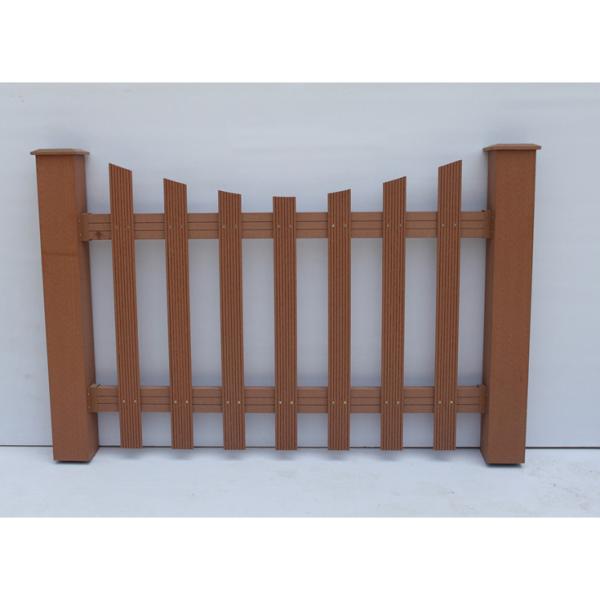 Внешний WPC комбинированный ограждение пользовательский дизайн цвет для сада / двора