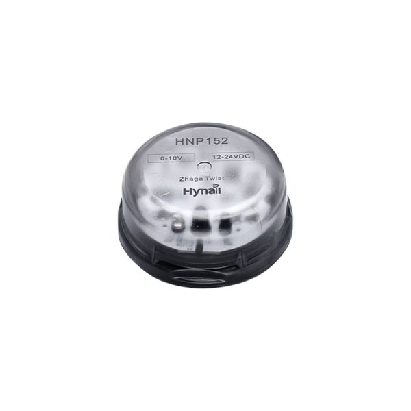 Zhaga book18 based daylight sensor HNP152, on/off control, defaulted 50lux as Lux-On, 90lux as Lux-Off, dual-photocell differentiate natural light & lamp light, IP65 water proof