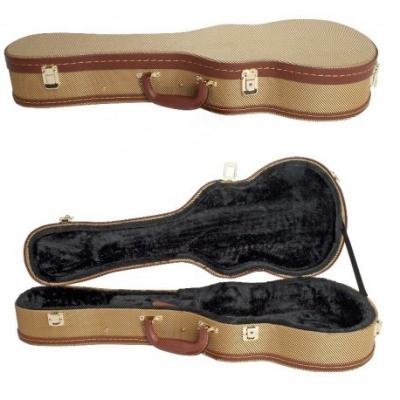 Luxurious Ukulele Hard Case Fabric Surface With Locks And Soft Handle