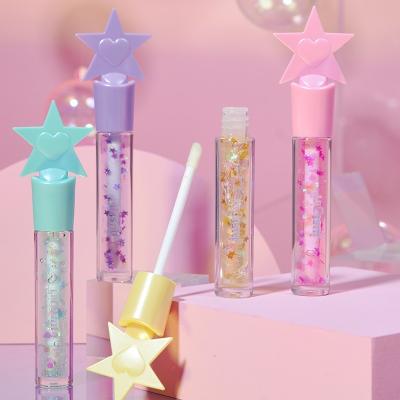 Hydrating Clear Glass Lip Oil Gloss With Natural Oils Cruelty Free Non Sticky