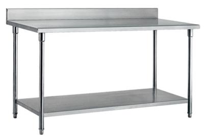 Kitchen Work Table With Under Shelf Stainless Steel Catering Equipment 1000*700*850mm
