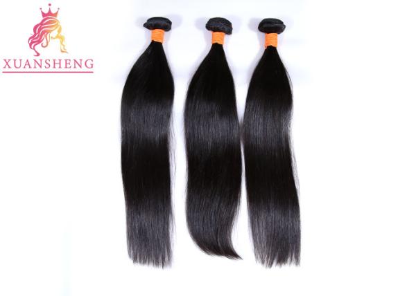 Straight Hair 3 Closure 100% Human Brazilian Bundles With Remy Hair