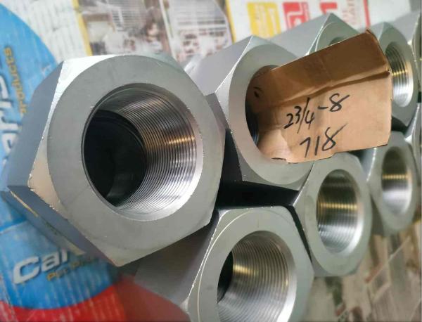 2-3/4-8UNC ASTM A453 Grade 660 Class B Heavy Hex Nuts For High Temperatue Bolt