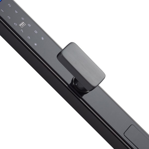 Stainless Steel European Standard Smart Lock Outdoor Waterproof Fingerprint Lock Narrow Frame Door Aluminium Alloy Door Lock