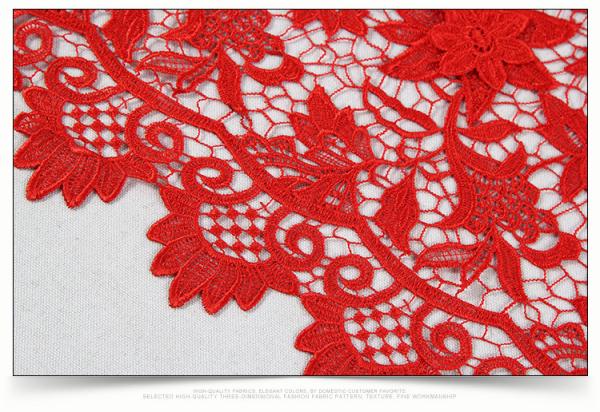 2018 Summer Newest Style chemical  Embroidery Fabric 140cm wide for wedding dress