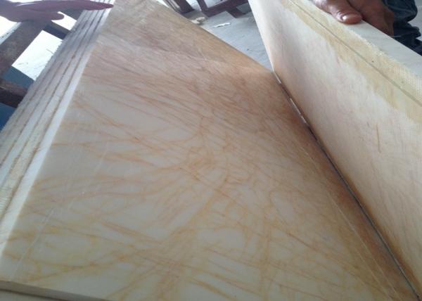 Golden Spider Marble Slab Countertop Vanity Top Goden Vein With Cabinet