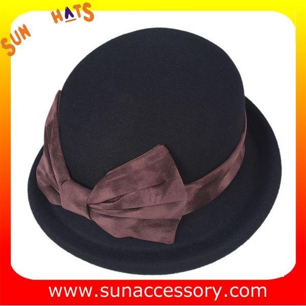 6811147 Sun Accessory customized  winner  fashion 100% Australia wool felt  hats, women hats and caps wholesaling