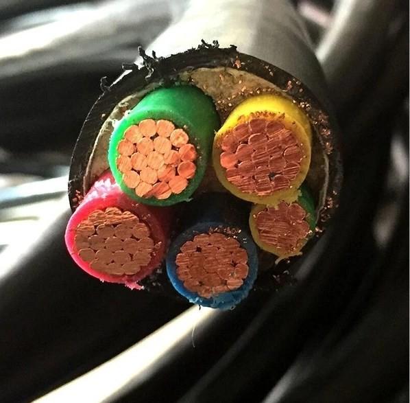 1.5Mm2-300mm2 PVC Coated Copper Wire NYY PVC Insulation Cable