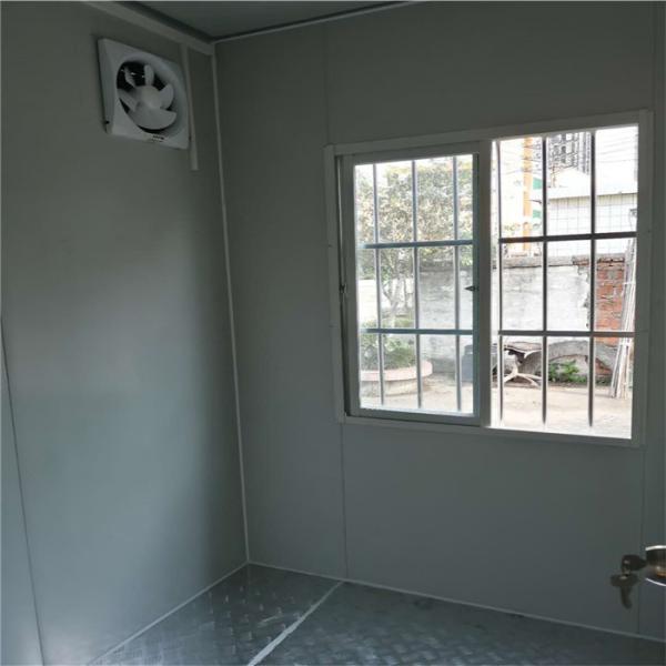 fast assembly metal 20ft container house with bathroom and kitchen for dormitory