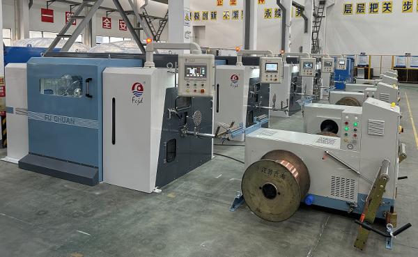 S Or Z Twist Direction Copper Wire Bunching Twisting Buncher Machine Electric Changing Pitches With PLC Control System