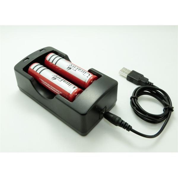 18650 Double Bays USB Li Ion Battery Charger 5V Turn To 4.2V 104*58*38mm